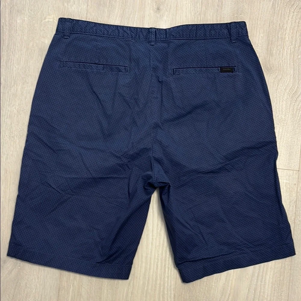 🔥BUNDLESALE Mens 32 Calvin Klein Flat Front Tailored Cotton Shorts